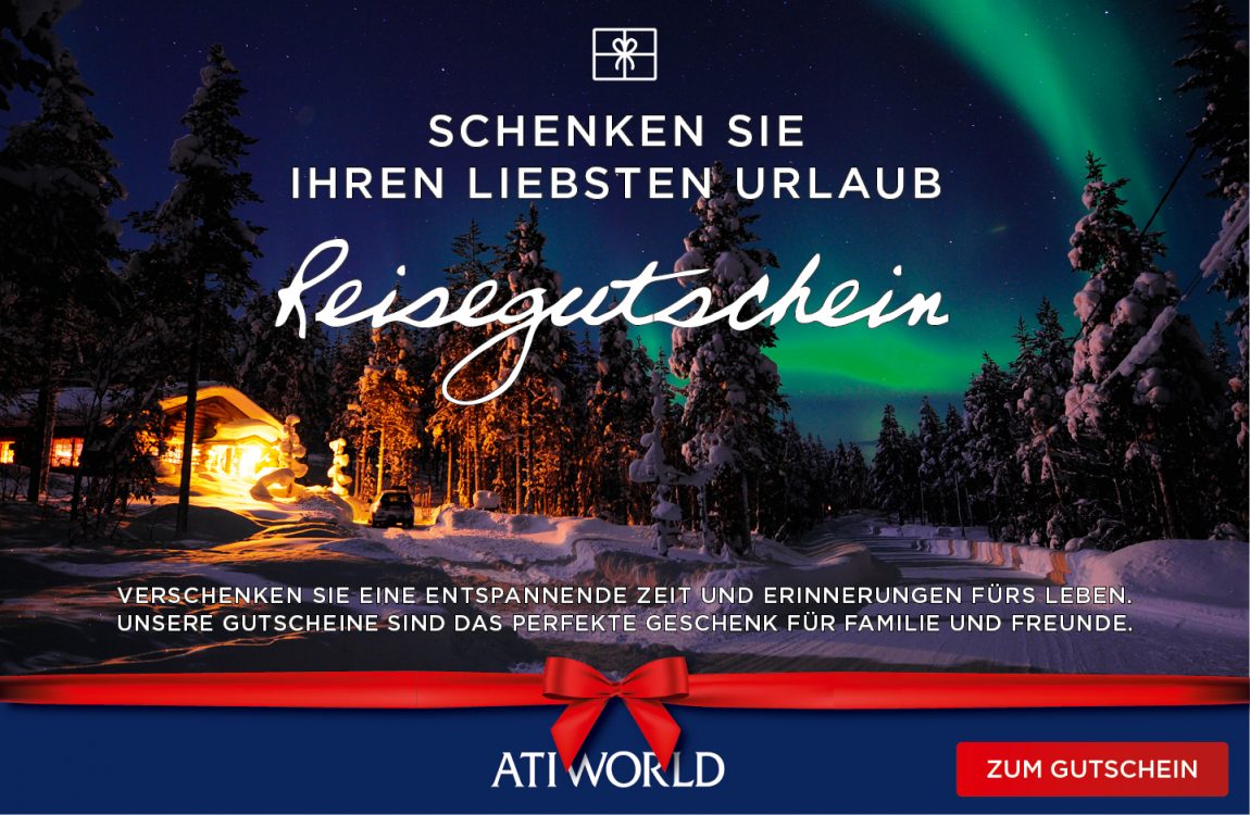 ATIWORLD Reisegutschein das perfekte Weihnachtsgeschenk