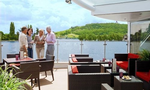 River Terrace auf dem Flusskreuzfahrtschiff Amadeus Queen