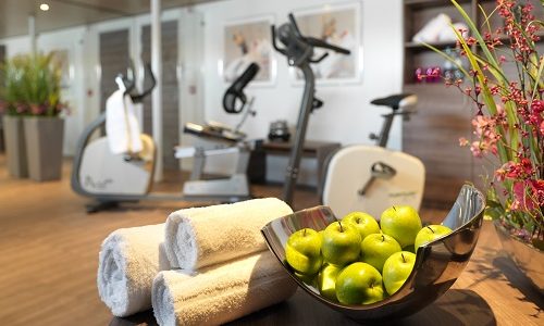 Fitnessraum auf dem Flusskreuzfahrtschiff Amadeus Silver II
