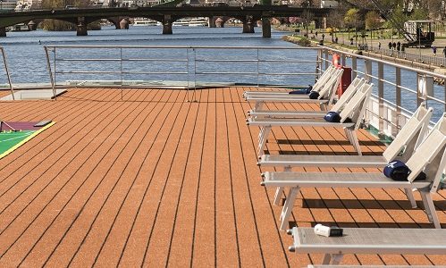 Sonnenterrasse auf dem Flusskreuzfahrtschiff Amadeus Silver III