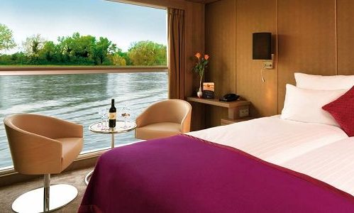 Schlafbereich Kabine A1, B1 und B4 auf dem Flusskreuzfahrtschiff Amadeus Silver II