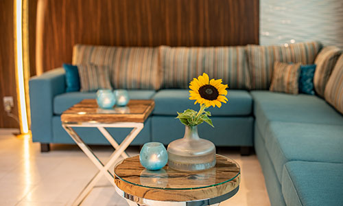 Lounge auf dem Flusskreuzfahrtschiff Amadeus Star