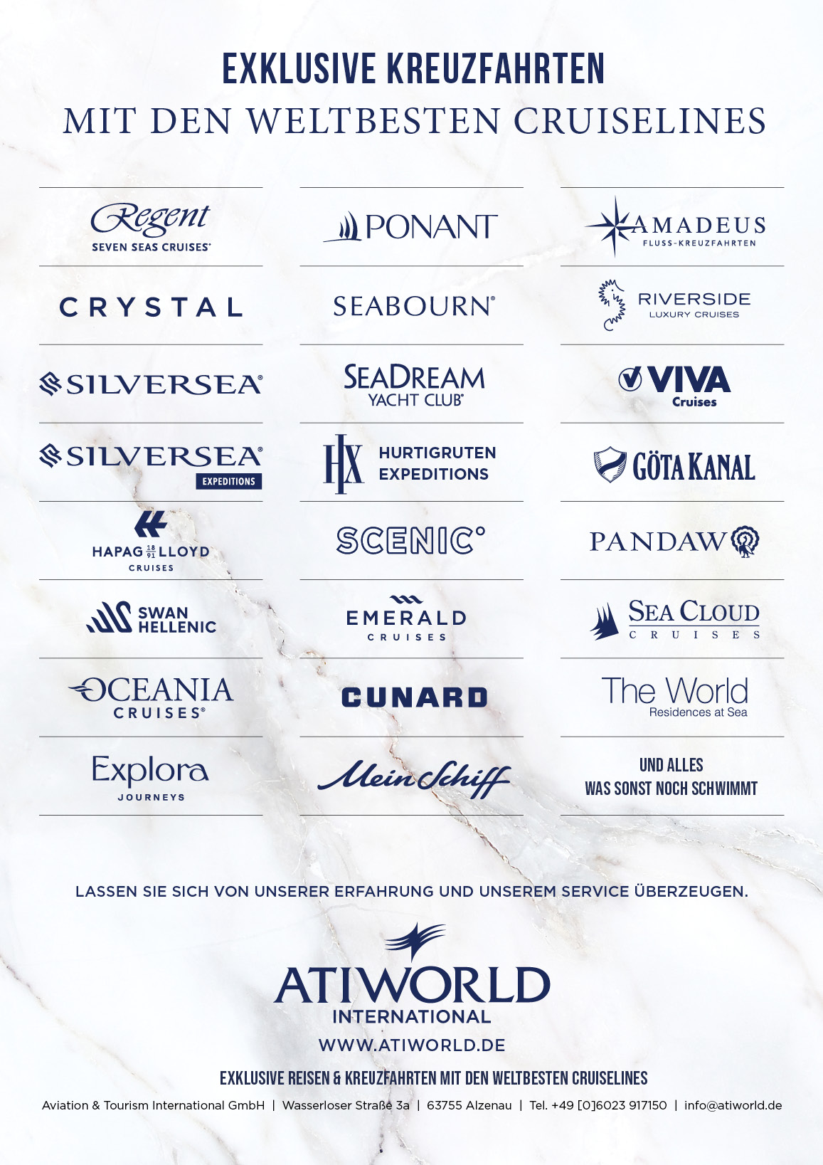 Exklusive Kreuzfahrten - weltbeste Cruiselines