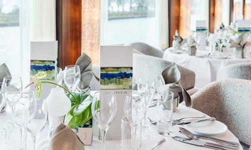 Gourmet Restaurant auf dem Flusskreuzfahrtschiff Amadeus Queen