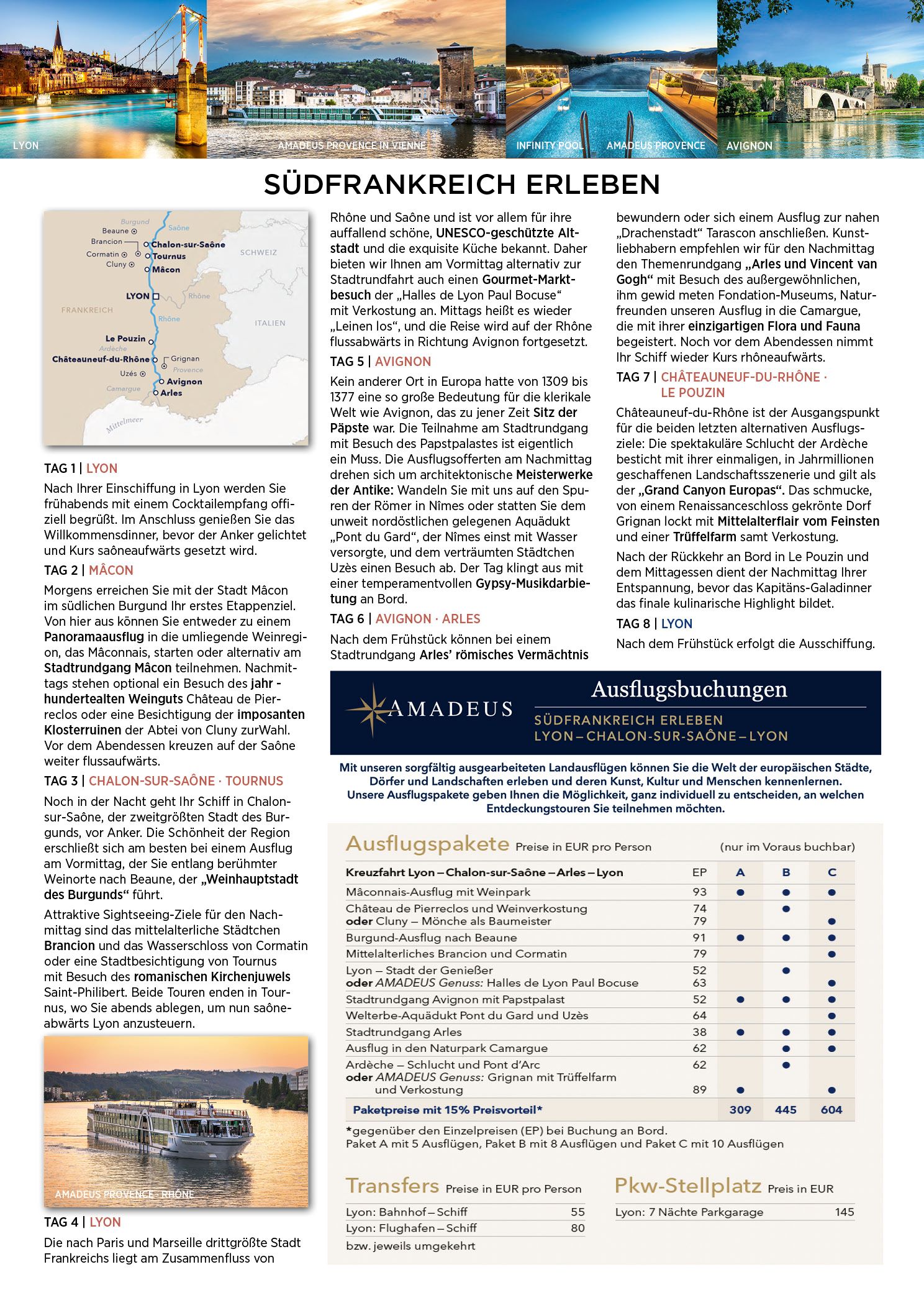 Flusskreuzfahrten mit Amadeus