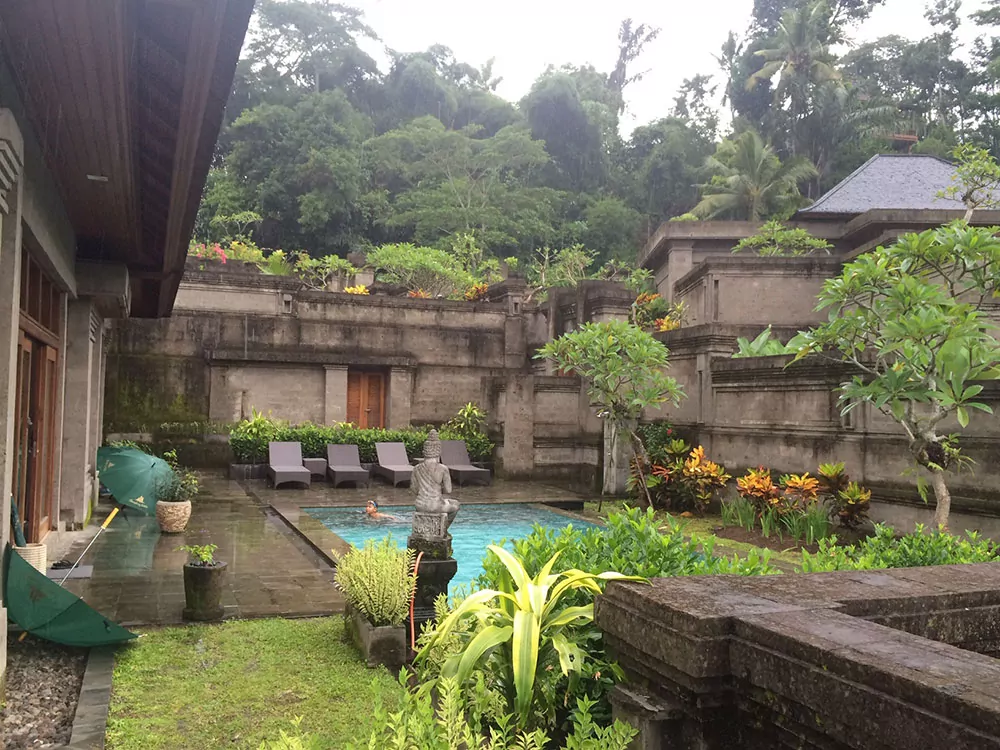 Bali Villa zum Übernachten mit Pool