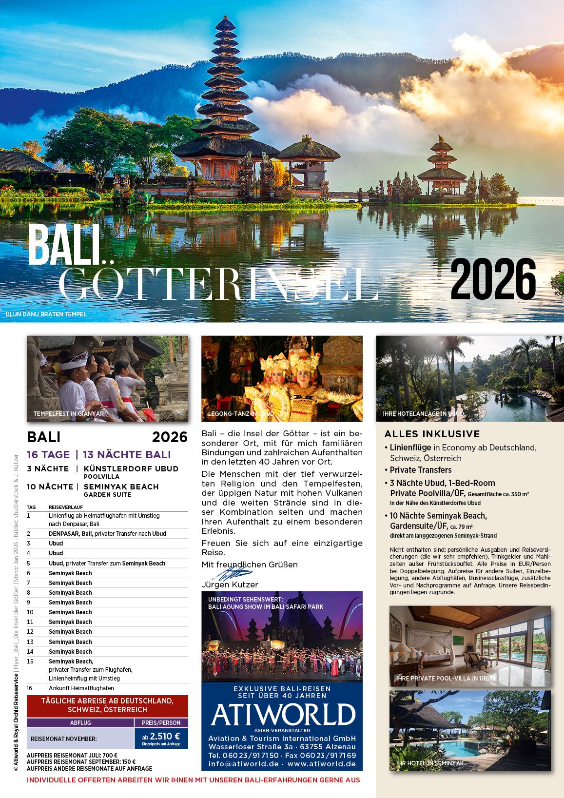 Bali Götterinsel Reiseangebot 2026