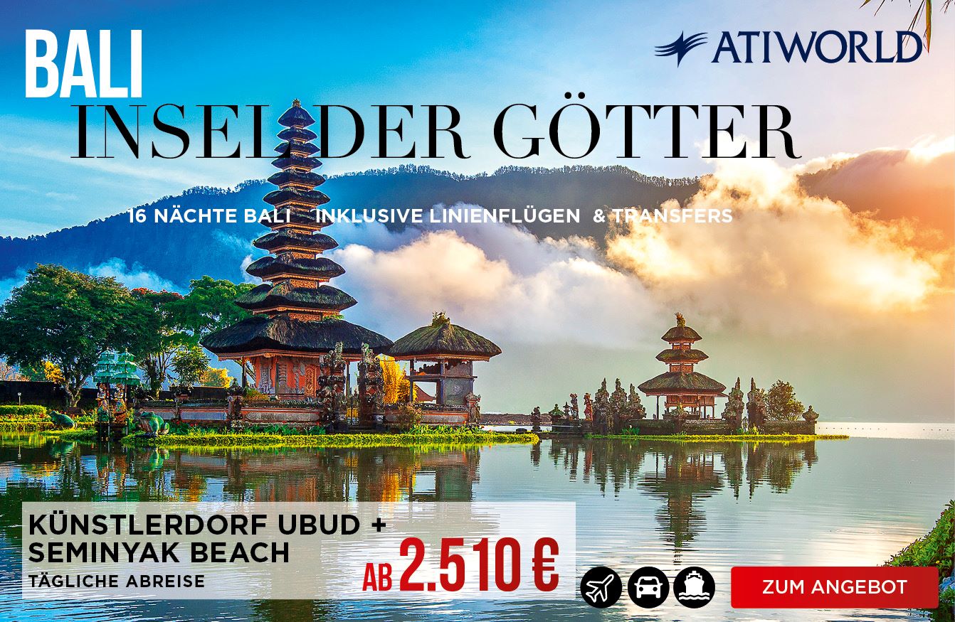 Bali Insel der Götter Ubud und Seminyak Beach