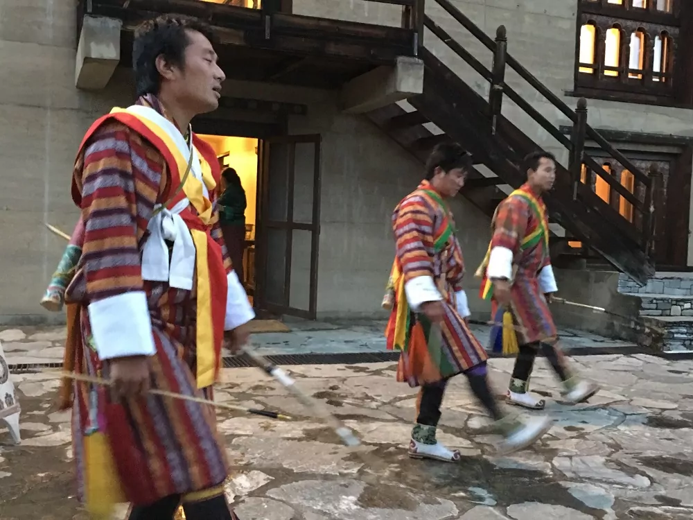 Tänzer in Bhutan