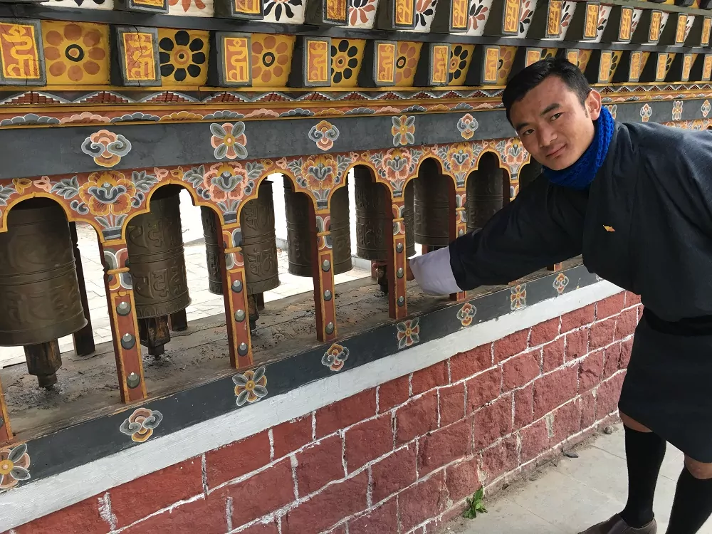 Bhutan Gebetsrollen