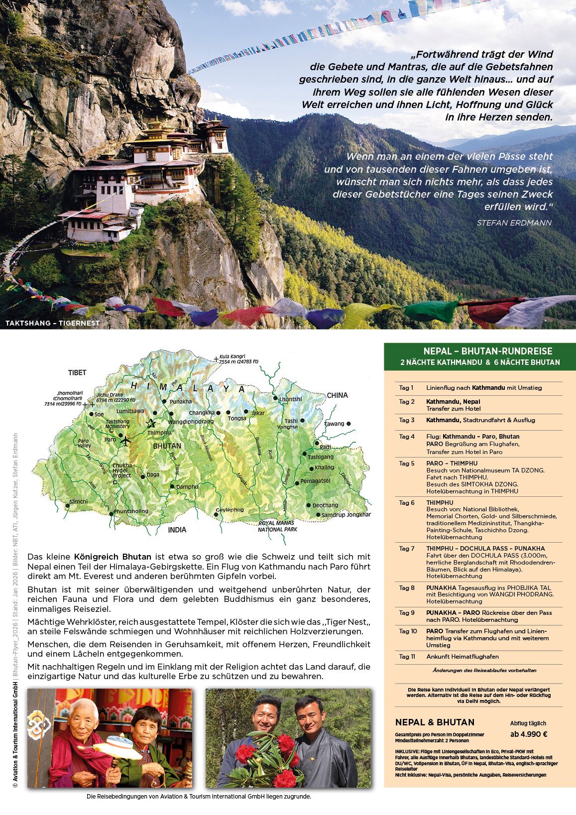 Bhutan Rundreise