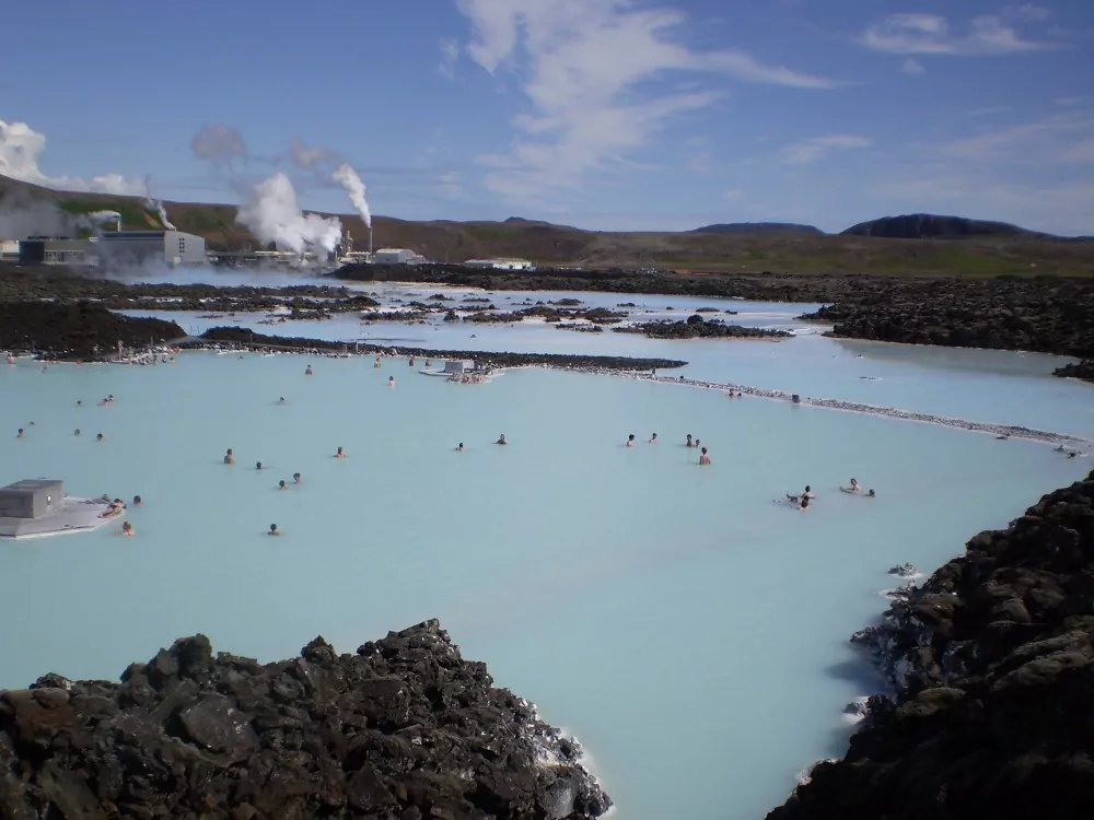 Blaue Lagune in Island