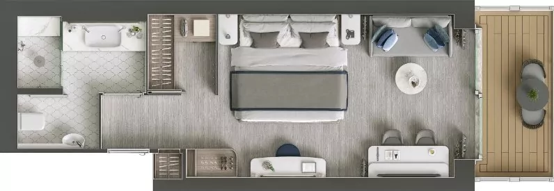VERANDA SUITEN Suitenplan