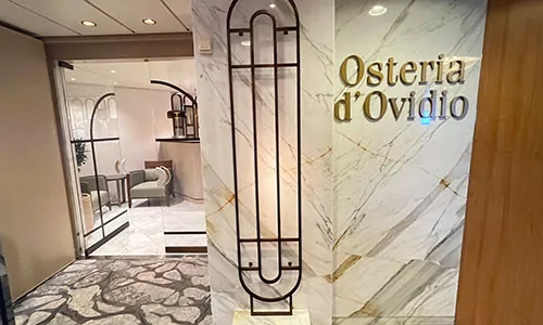 Eingang zum italienisches Restaurant Osteria
