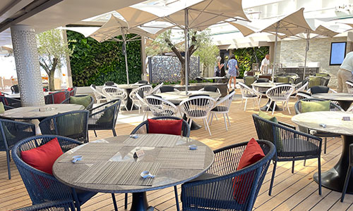 Tastes Restaurant auf der Crystal Serenity