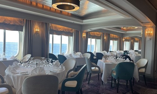 Blick ins Waterside Restaurant