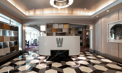 Eingang zum Waterside Restaurant