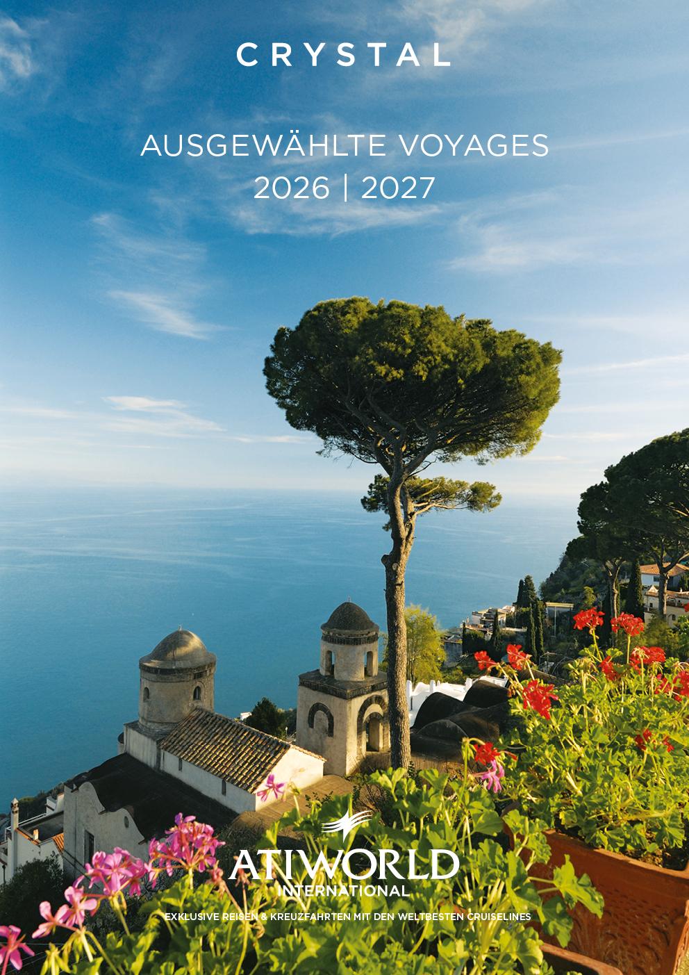 Crystal 8 handverlesene Voyages 2026 - 2027