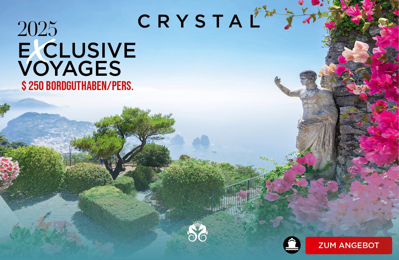 Exclusive Kreuzfahrten mit Crystal Symphony