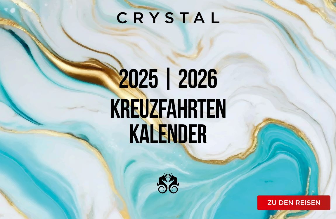 Kreuzfahrtenkalender 2025-2026 Crystal Cruises