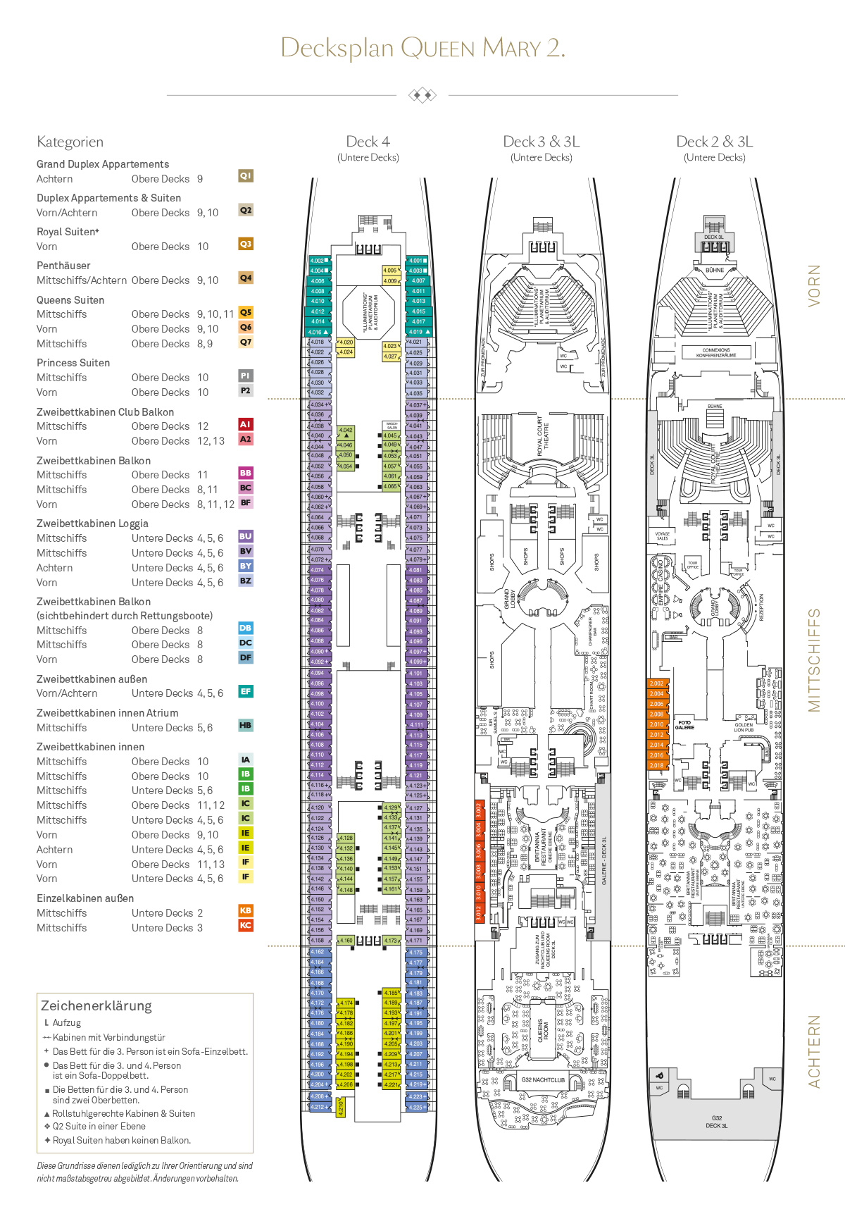 Deckplan Queen Mary - Seite 3