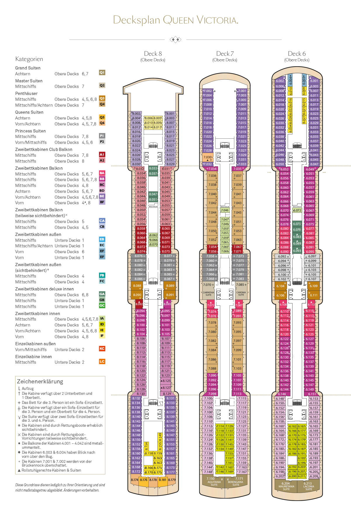 Deckpläne Queen Victoria - Seite 2