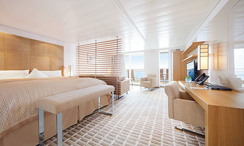 Penthouse Suite auf dem Luxuskreuzfahrtschiff MS Europa 2