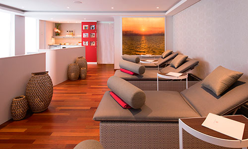 SPA Ruheraum auf dem Luxuskreuzfahrtschiff MS Europa