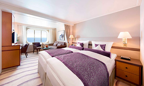 MS Europa - Suite mit Panoramafenster