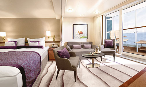 Veranda Suite auf der MS Europa