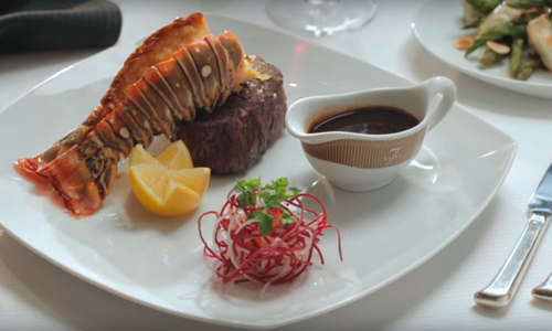 Menue-Teller auf der Seven Seas Explorer