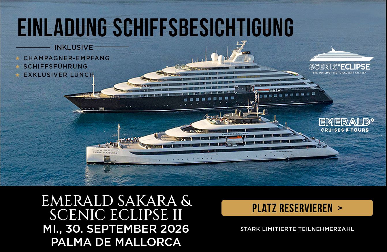 Emerald und Scenic Schiffsbesichtigung