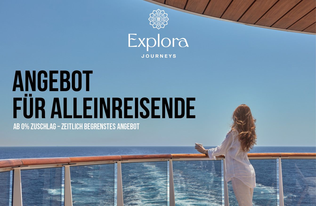 Explorer Angebote für Alleinreisende ohne Zuschag