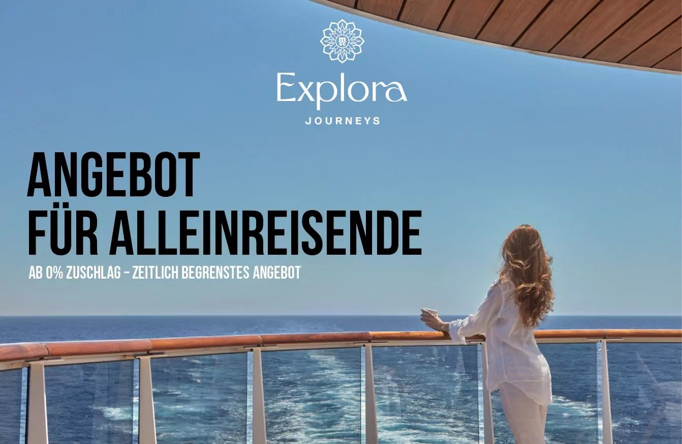 Explorer Angebote für Alleinreisende ohne Zuschag