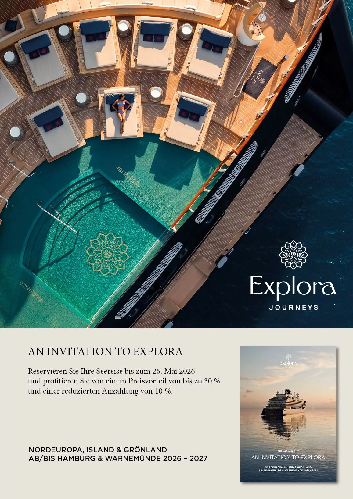 Explora Kreuzfahrten - ausgewählte Voyages
