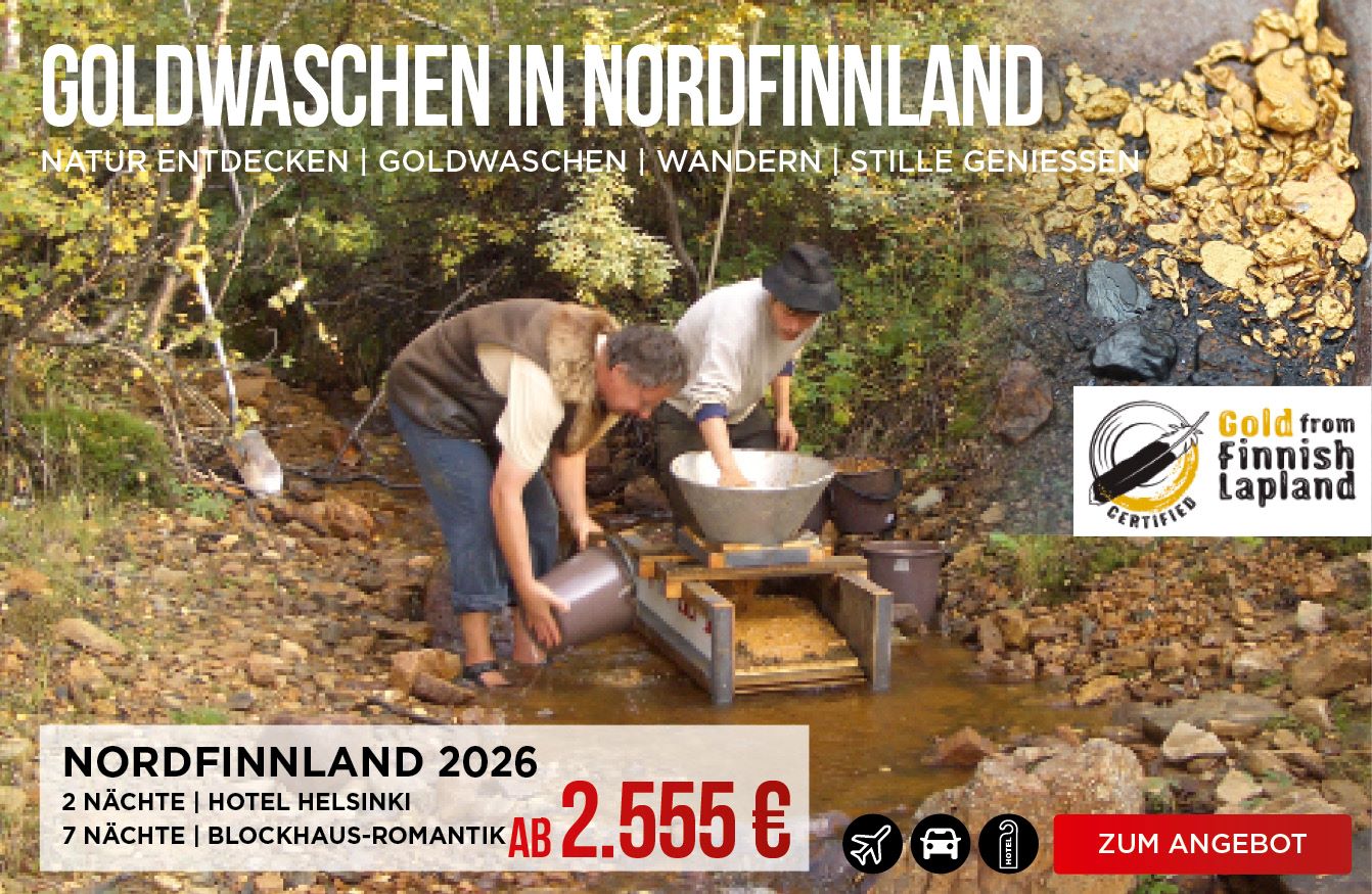 Nordfinnland 2026 Goldwaschen