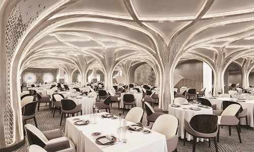 Restaurant Compass Rose gedeckte Tische