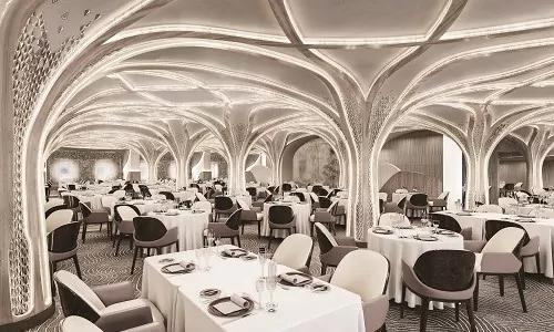 Restaurant Compass Rose gedeckte Tische