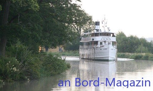 Götakanal Bericht im Magazin an Bord