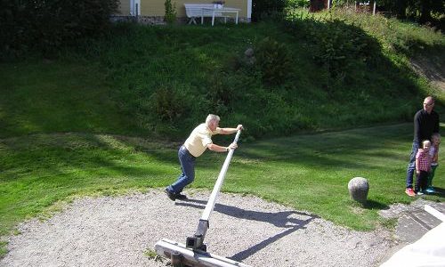 Göta Kanal handbediente Schleuse