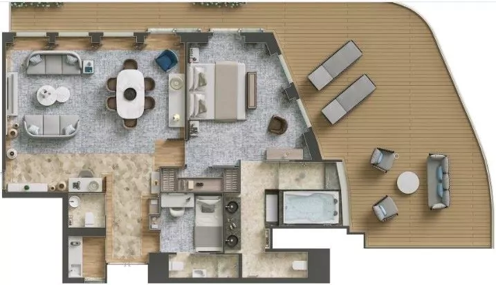 Suitenplan Grand Suite