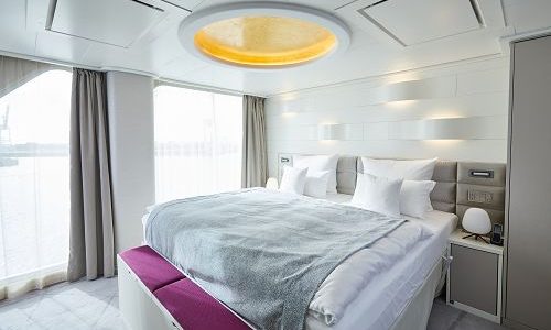 Schlafzimmer Grand Suite auf der HANSEATIC inspiration