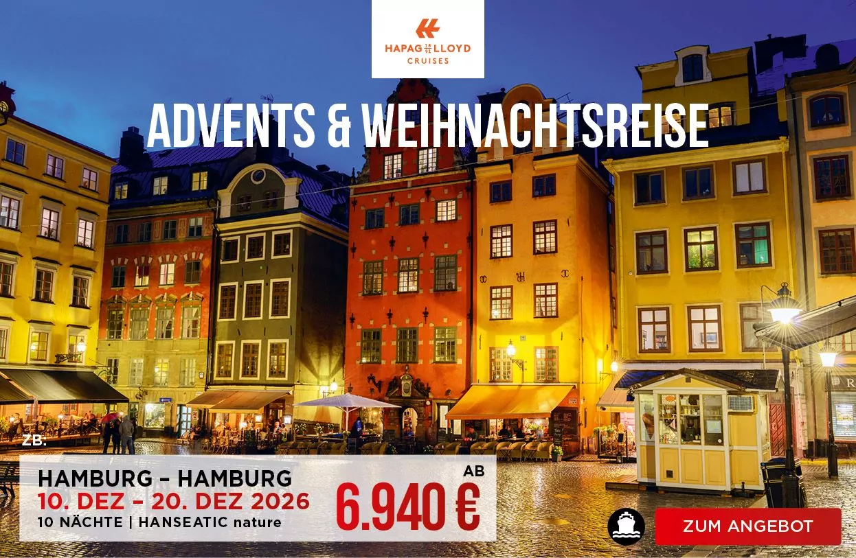 Advents- und Weihnachtskreuzfahrt mit Hanseatic nature