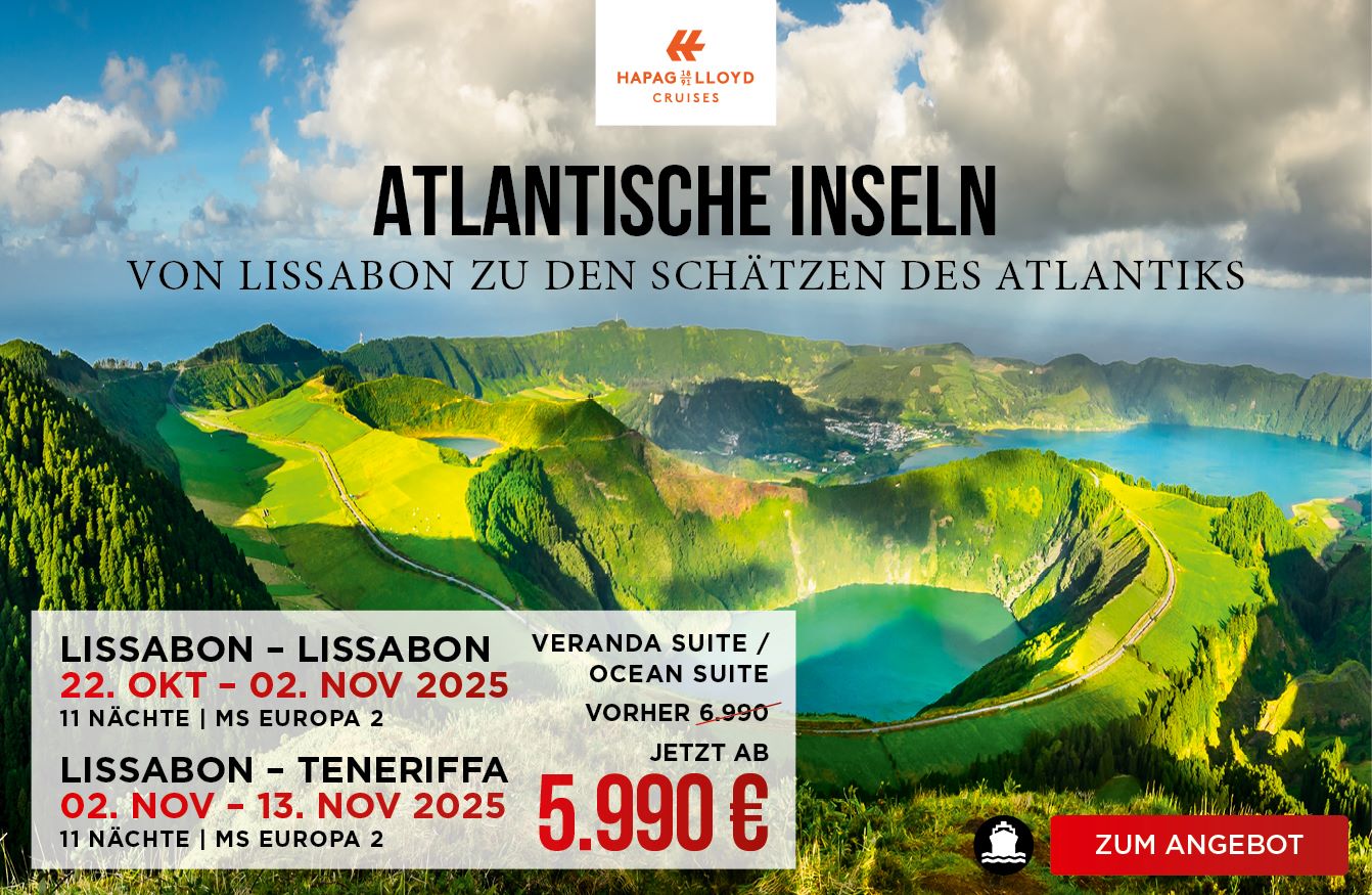 Atlantische Inseln mit MS Europa 2