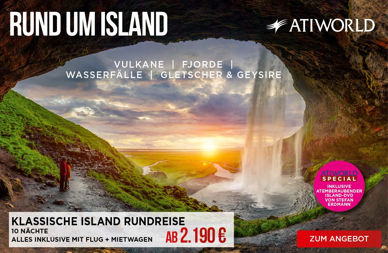Rund um Island inkl. Flug und Mietwagen - Angebot von Atiworld
