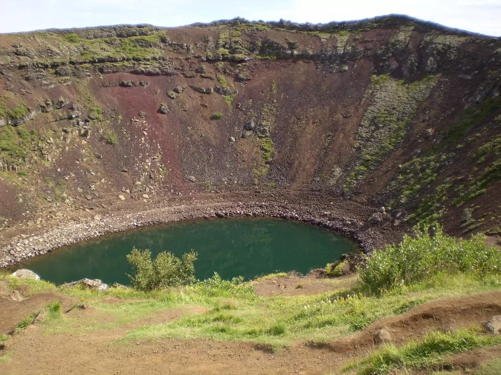 Krater in Island