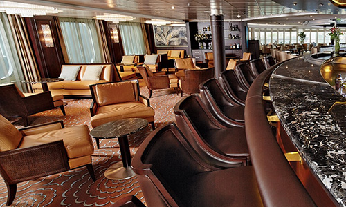 Horizon Lounge auf dem Luxuskreuzfahrtschiff Seven Seas Mariner