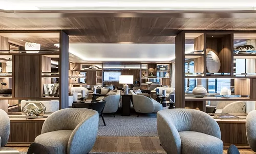 Main Lounge auf Kreuzfahrtschiff Le Commandant Charcot