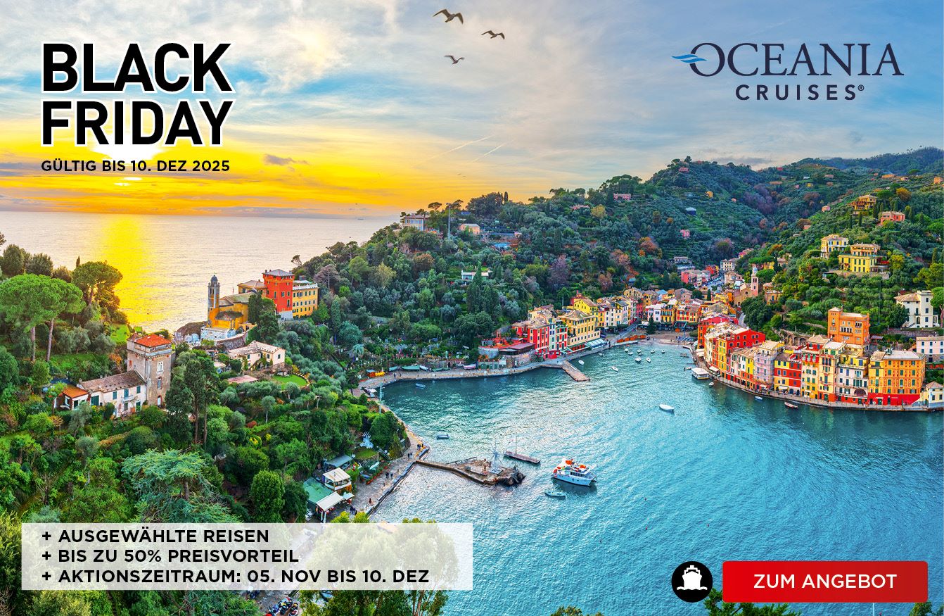 Oceania Black Friday Angebote mit bis zu 50 % Preisvorteil