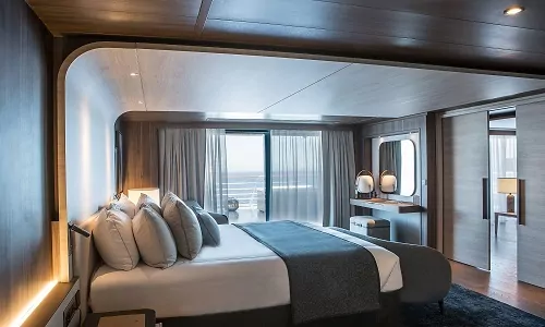 Owner's Suite auf Luxusexpeditionsschiff Le Commandant Charcot